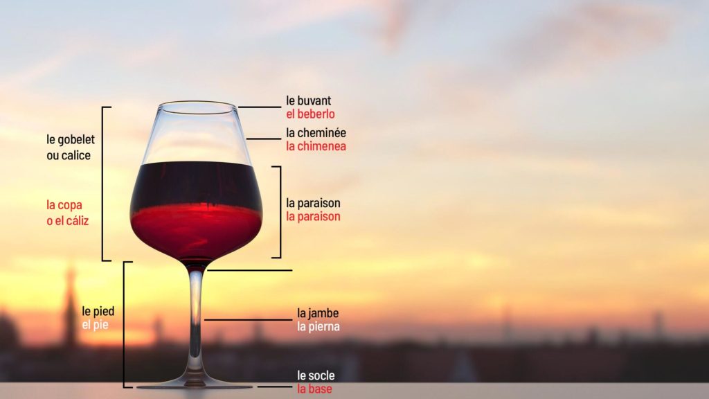 ¿Por qué las copas de vino tienen pie?